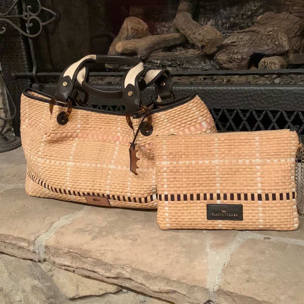 Eileen Turner Spring Straw Handbag and Clutch 💕 Offers welcomed